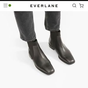 The Italian Leather Square Toe Chelsea Boot